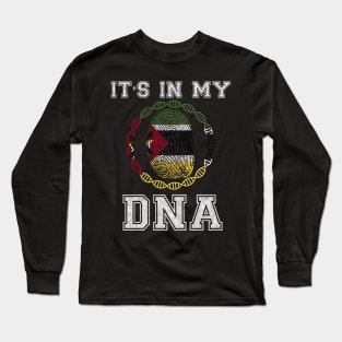 Mozambique  It's In My DNA - Gift for Mozambican From Mozambique Long Sleeve T-Shirt